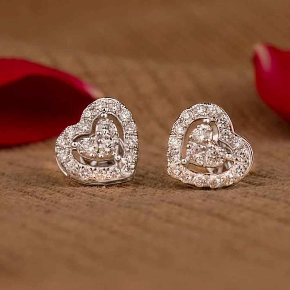 Pooja Bangles Gold Plated AD Stone Stud Earrings