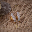 Pooja Bangles Gold Plated AD Stone Stud Earrings