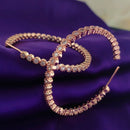 Pooja Bangles Gold Plated AD Stone Dangler Earrings