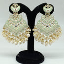 Pooja Bangles Gold Plated Beads & Kundan Stone & Meenakari Dangler Earrings