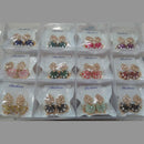 Pooja Bangles Gold Plated Kundan Stone & Meenakari Jhumki Earrings