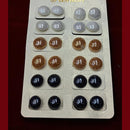 Pooja Bangles Pack Of 12 Round Shape Stud Earrings