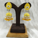 Pooja Bangles Gold Plated Meenakari & Kundan Jhumki Earrings