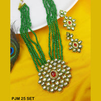 Mahavir Kundan Stone Necklace Set