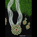 Mahavir Kundan Stone Necklace Set