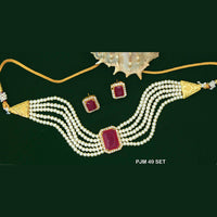 Mahavir Austrian Stone Necklace Set