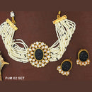 Mahavir Kundan Stone Necklace Set