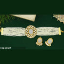 Mahavir Kundan Stone Necklace Set