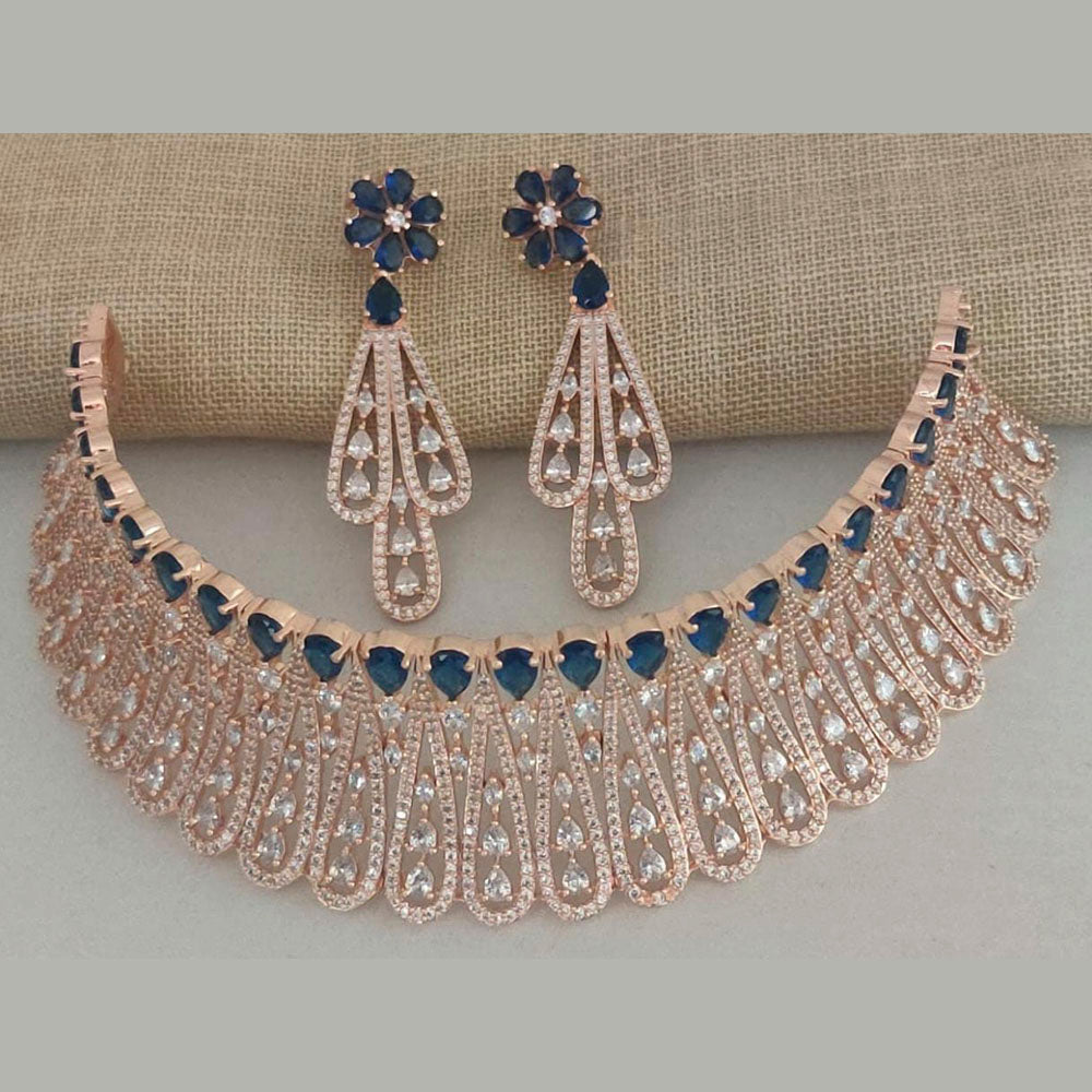 Pooja Bangles American Diamond Necklace Set
