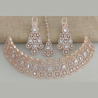 Pooja Bangles American Diamond Necklace Set