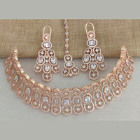 Pooja Bangles American Diamond Necklace Set