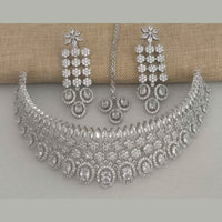 Pooja Bangles American Diamond Necklace Set