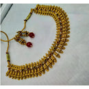 Pooja Bangles Gold Plated Austrian Stone Necklace Set
