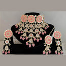 Pooja Bangles Gold Plated Beads & Kundan Stone Choker Necklace Set