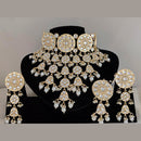 Pooja Bangles Gold Plated Beads & Kundan Stone Choker Necklace Set
