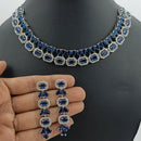 Pooja Bangles American Diamond Necklace Set