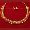 Pooja Bangles Gold Plated Maharashtrian Traditional Necklace Set