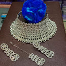 Pooja Bangles Gold Plated Austrian Stone Choker Necklace Set