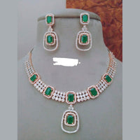 Pooja Bangles American Diamond Necklace Set