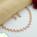 Pooja Bangles American Diamond Necklace Set