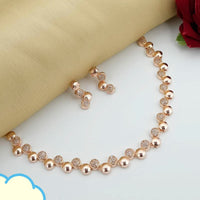 Pooja Bangles American Diamond Necklace Set