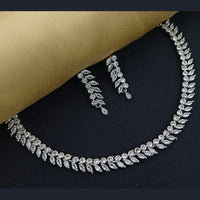 Pooja Bangles American Diamond Necklace Set
