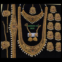 Pooja Bangles Copper Bridal Jewellery Set