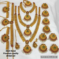 Pooja Bangles Copper Bridal Jewellery Set