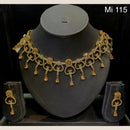 Pooja Bangles Gold Plated Austrian Stone Choker Necklace Set