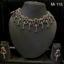 Pooja Bangles Gold Plated Austrian Stone Choker Necklace Set