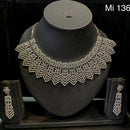 Pooja Bangles Gold Plated Ad  Stone Choker Necklace Set