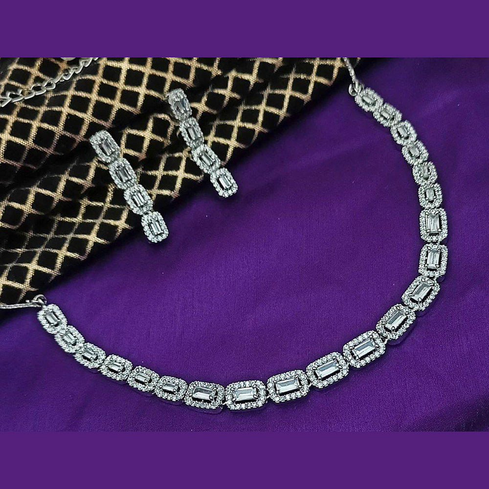 Pooja Bangles Gold Plated Ad  Stone Choker Necklace Set