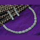 Pooja Bangles Gold Plated Ad  Stone Choker Necklace Set