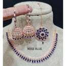 Pooja Bangles American Diamond Necklace Set