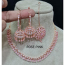 Pooja Bangles American Diamond Necklace Set