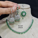 Pooja Bangles American Diamond Necklace Set