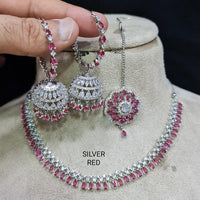 Pooja Bangles American Diamond Necklace Set