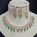 Pooja Bangles American Diamond Necklace Set