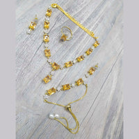 Pooja Bangles American Diamond Necklace Set