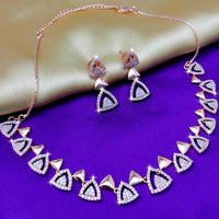 Pooja Bangles American Diamond Necklace Set