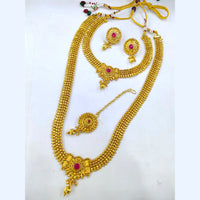 Pooja Bangles Gold Plated Kundan Stone Bridal Set