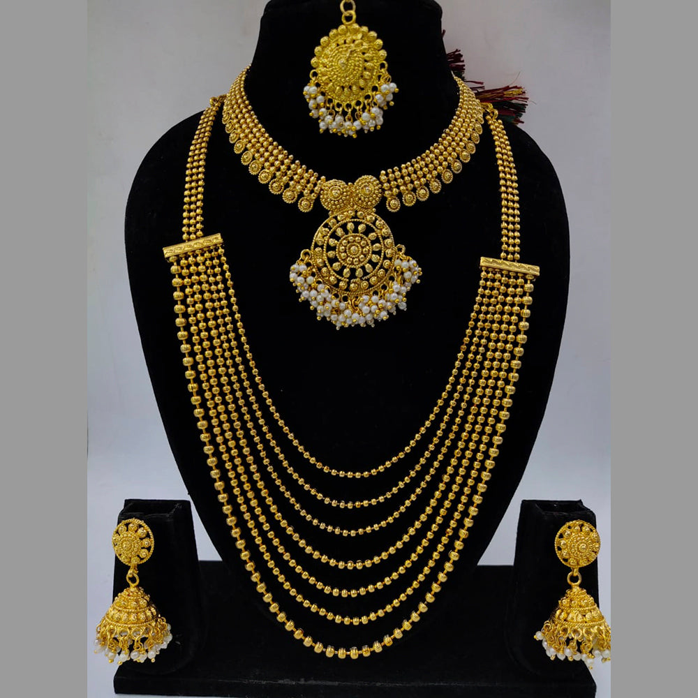 Pooja Bangles Gold Plated Kundan Stone Bridal Set