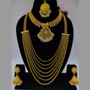 Pooja Bangles Gold Plated Kundan Stone Bridal Set