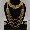 Pooja Bangles Gold Plated Kundan Stone Bridal Set