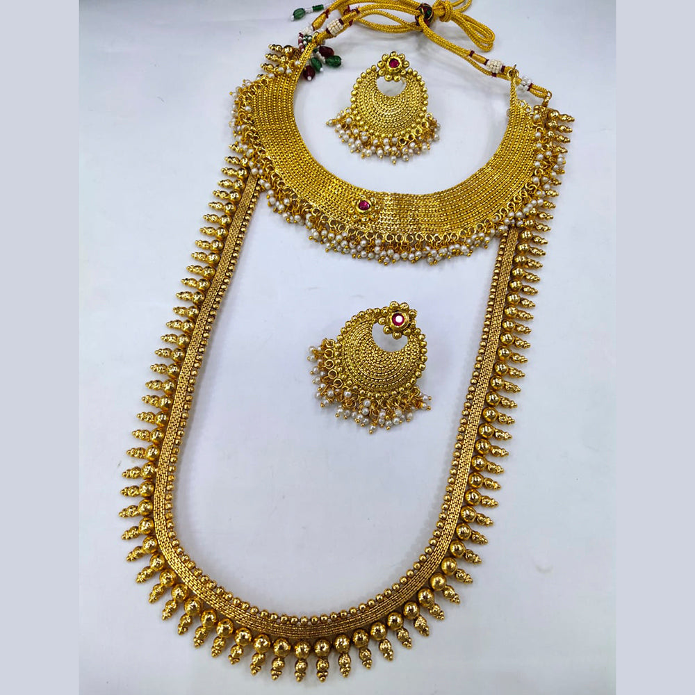 Pooja Bangles Gold Plated Kundan Stone Bridal Set