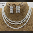 Pooja Bangles American Diamond Necklace Set