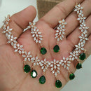 Pooja Bangles American Diamond Necklace Set