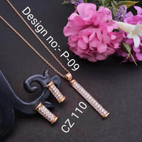 Pooja Bangles Gold Plated Ad Stone Pendant Set