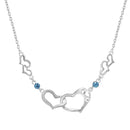 Mahi Dual Heart Link Necklace
