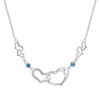 Mahi Dual Heart Link Necklace